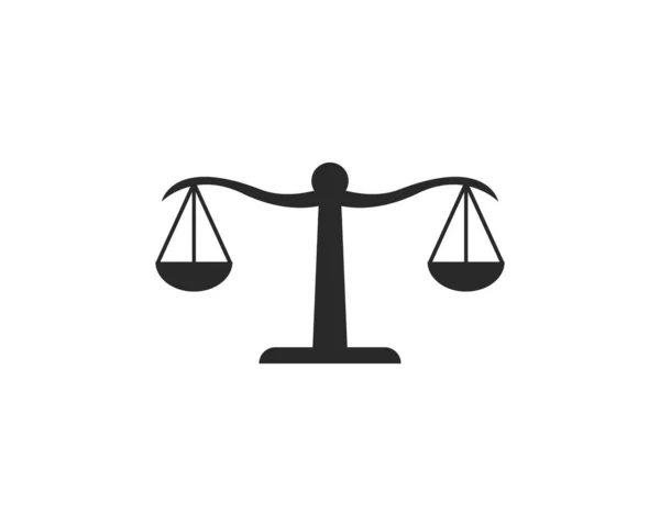 Vetor de logotipo do escritório de advocacia —  Vetores de Stock