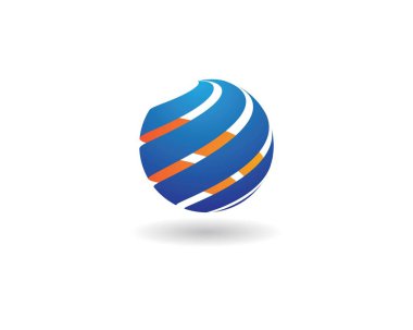 soyut daire ilustration logo vektör