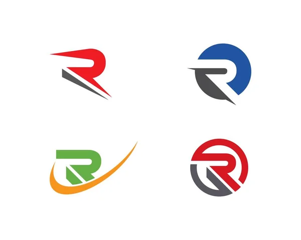 R lettera logo modello di business — Vettoriale Stock