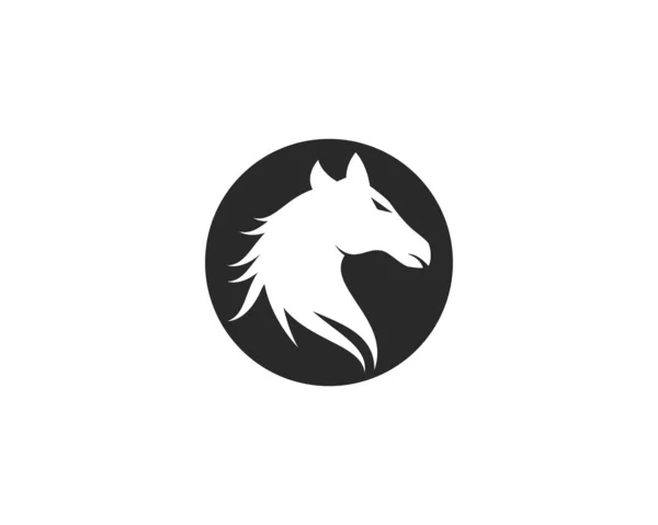 Πρότυπο λογότυπο άλογο — Διανυσματικό Αρχείο