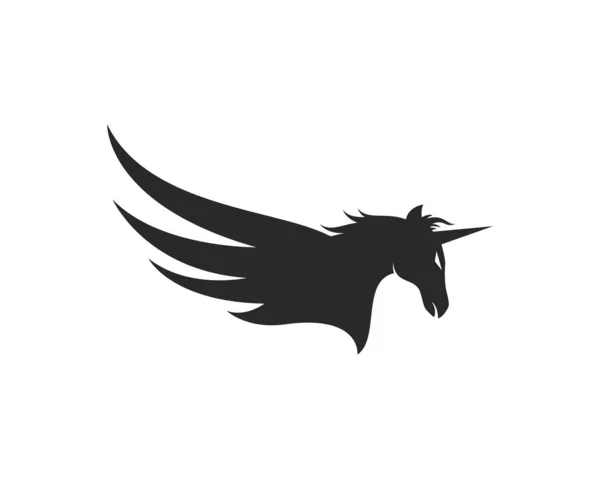 Modèle de logo Pegasus — Image vectorielle