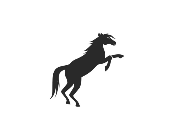 Modelo do logotipo do cavalo —  Vetores de Stock