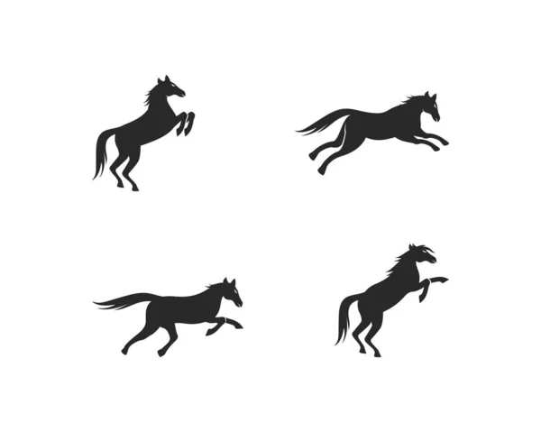 Modèle de logo de cheval — Image vectorielle