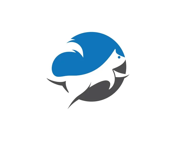 Eekhoorn logo — Stockvector
