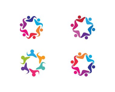 Topluluk, ağ ve sosyal simge 