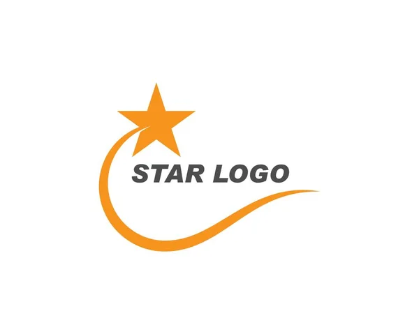 Plantilla logo estrella — Vector de stock