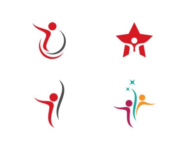 Başarılı insanlar logo vektör