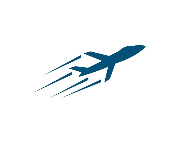 Flugzeug-Logo-Vektor — Stockvektor
