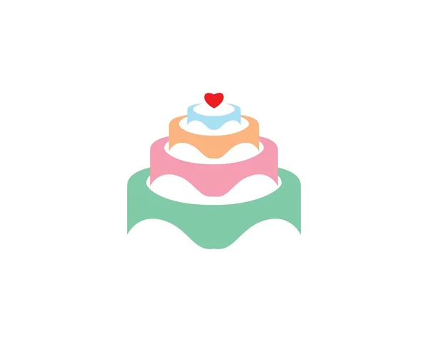 Cake logo vector ilustration