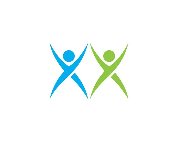 Logo dell'assistenza comunitaria — Vettoriale Stock