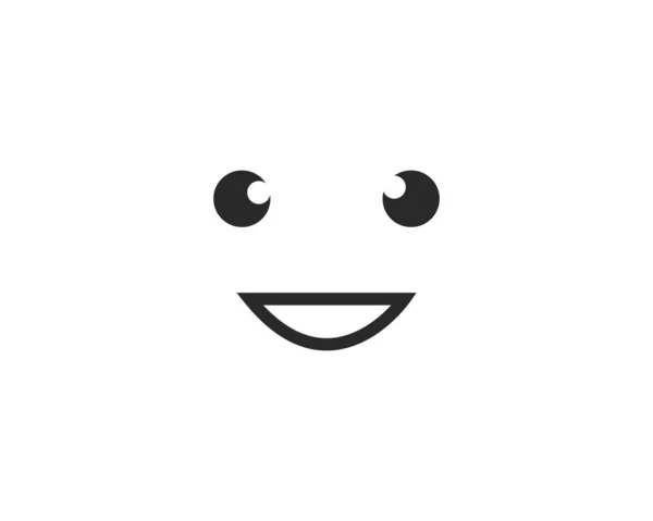 Emoticon-Vorlage — Stockvektor