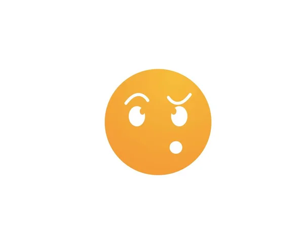 Plantilla Emoticon — Vector de stock