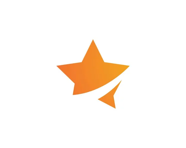 Templat logo bintang - Stok Vektor