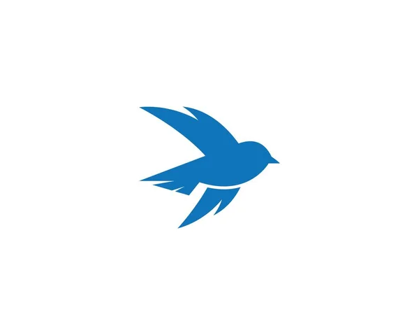 Vorlage für das Vogel-Logo — Stockvektor