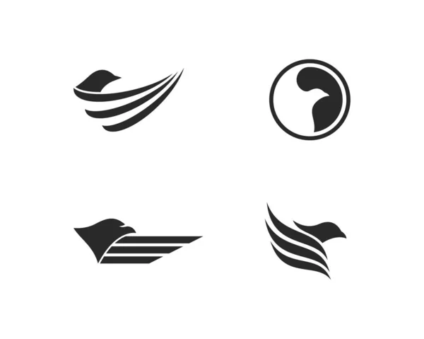 Szablon Eagle Bird logo — Wektor stockowy