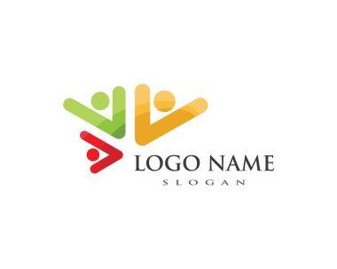 Topluluk, ağ ve sosyal simge 