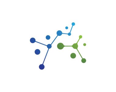 molekül Logo vektör