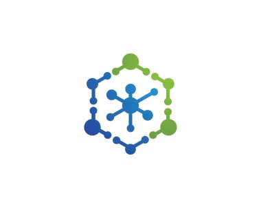 molekül Logo vektör