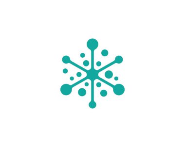 molekül Logo vektör