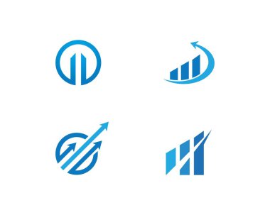 İş finansmanı profesyonel logo şablonu