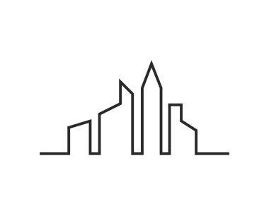 modern şehir silüeti