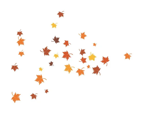 Herfst blad achtergrond sjabloon — Stockvector