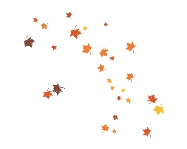 Templat latar belakang daun musim gugur - Stok Vektor