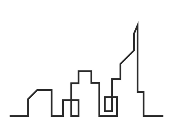 Moderne skyline — Stockvector