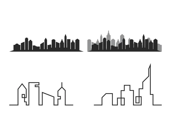 Modern şehir silüeti — Stok Vektör