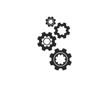 Dişli vektör simgesi çizimi 