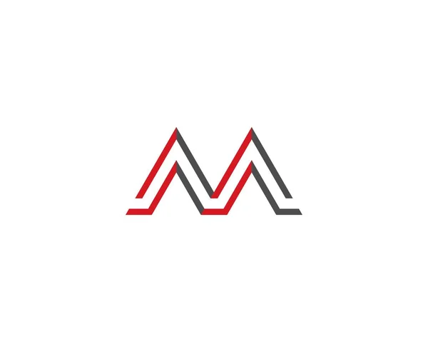 M Lettre Logo Entreprise — Image vectorielle