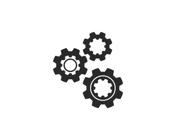 Gear vector icon illustration — Stock Vector