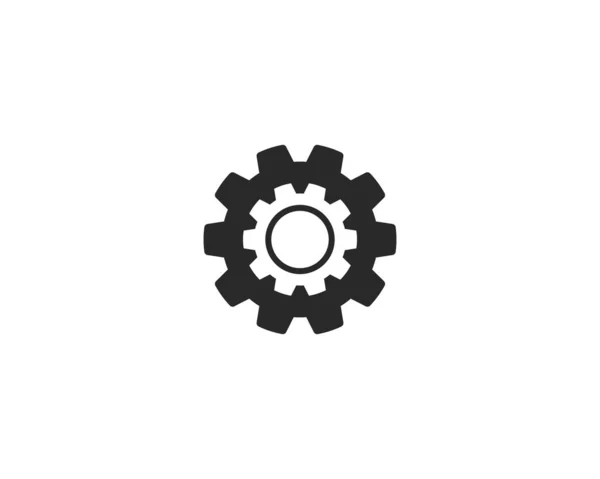 Gear vector pictogram illustratie — Stockvector