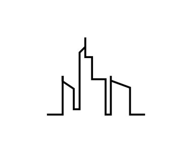 modern şehir silüeti