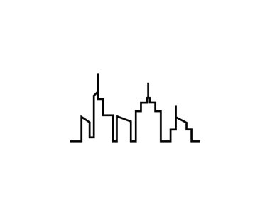 modern şehir silüeti