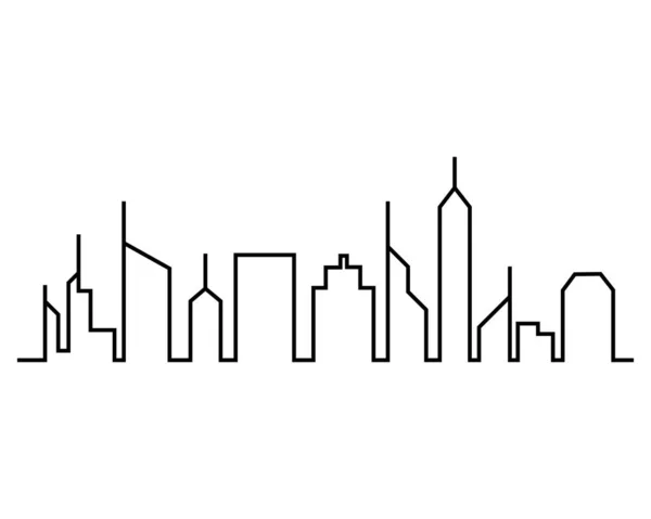 现代城市天际线 — 图库矢量图片