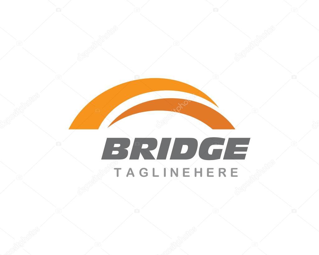 Bridge Logo Template vector icon illustration design