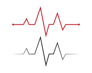 Pulse Line ılustration vektör