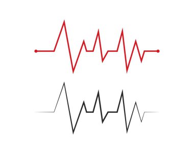 Pulse Line ılustration vektör