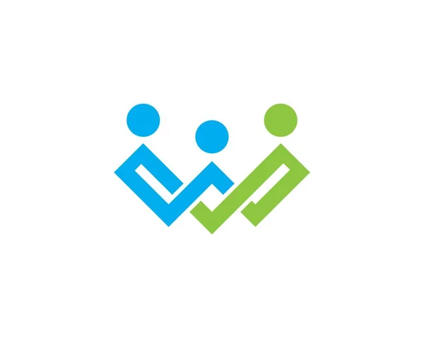 Templat Logo layanan masyarakat - Stok Vektor