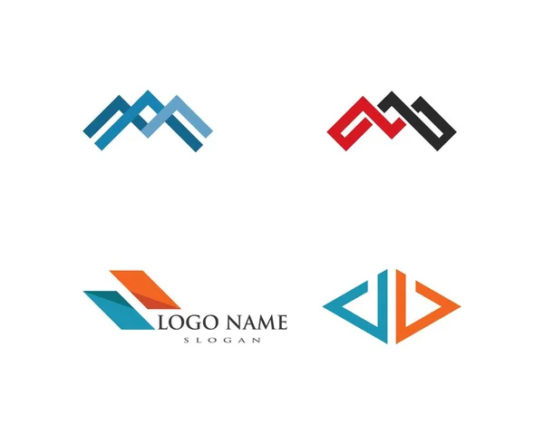Plantilla de logotipo profesional de finanzas empresariales — Vector de stock