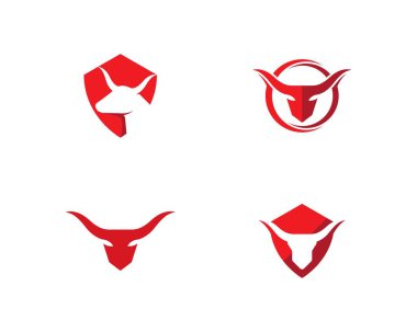Boğa boğa Logo şablonu
