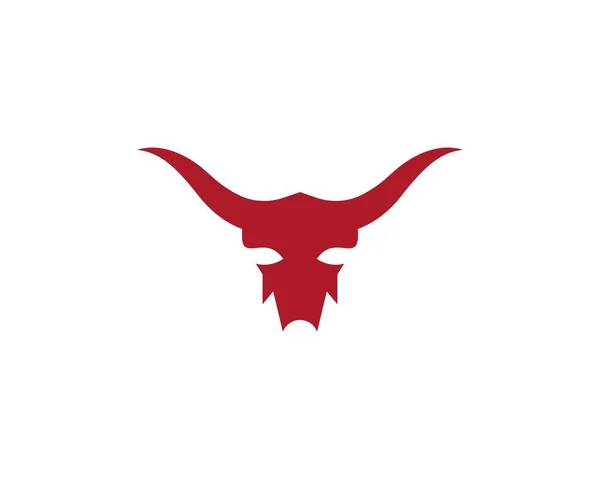 Бик Телець шаблон логотип — стоковий вектор