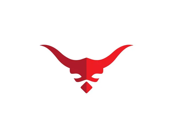 Bika Taurus logó sablon — Stock Vector
