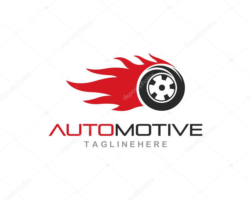 Tires logo vector template