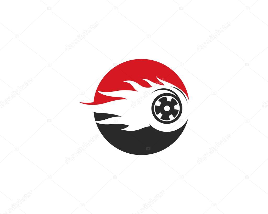 Tires logo vector template
