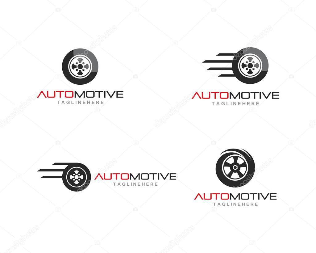 Tires logo vector template