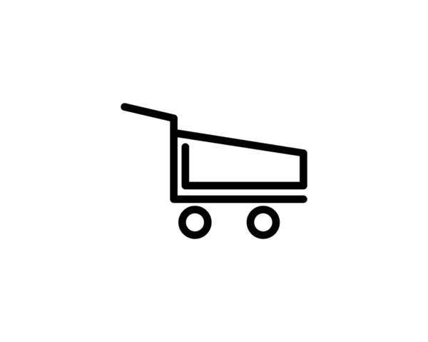 Carrito tienda logo — Vector de stock