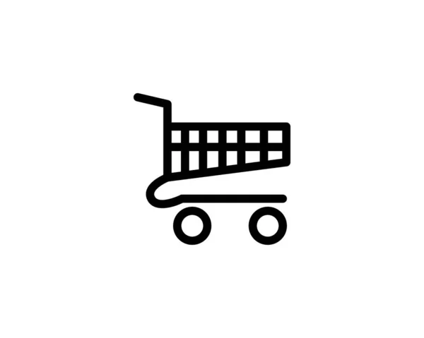 Carrito tienda logo — Vector de stock