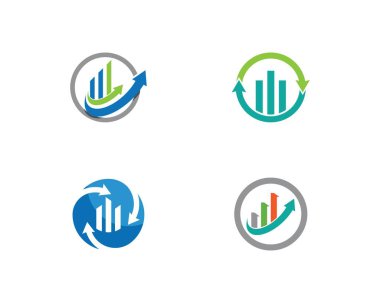 İş finansmanı profesyonel logo şablonu